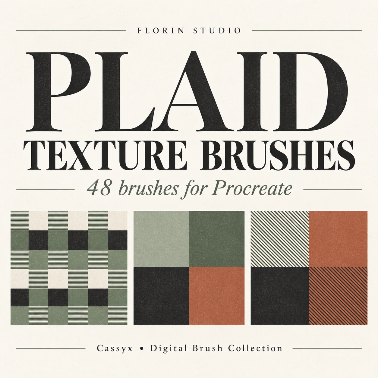 Florin Studio plaid brush collection
